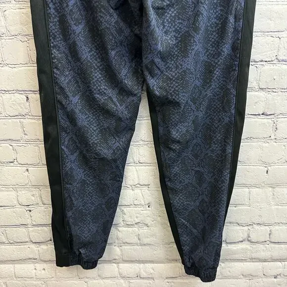 Athleta Brooklyn Jogger Blue Python Snake Print Women's 0 Workout Pockets Casual - Picture 5 of 9